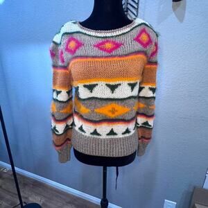 Sheila Raymond Sweater Boho Southwestern